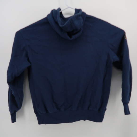 Under Armour Project Rock Hoodie Mens L Blue Solid Brahma Bull Full Zip - Picture 14 of 14